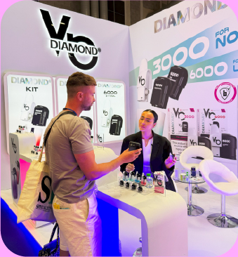 diamond vapes pods expo moments