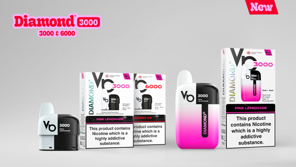Diamond 3000 kit & pods Media kit