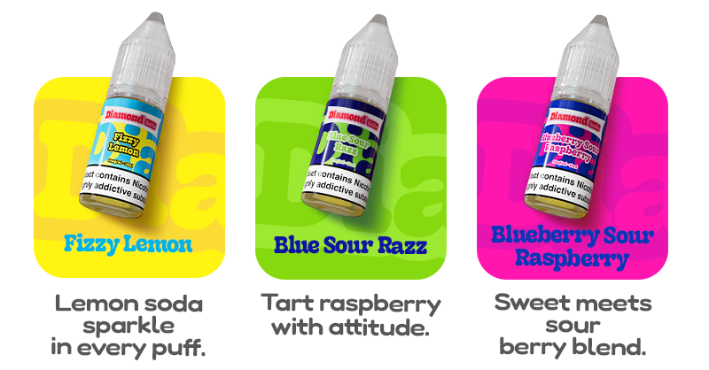 Diamond salts BLUEBERRY SOUR RASPBERRY