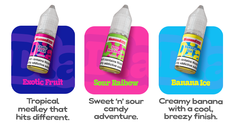 Diamond salts EXOTIC FRUIT FLAVOURS
