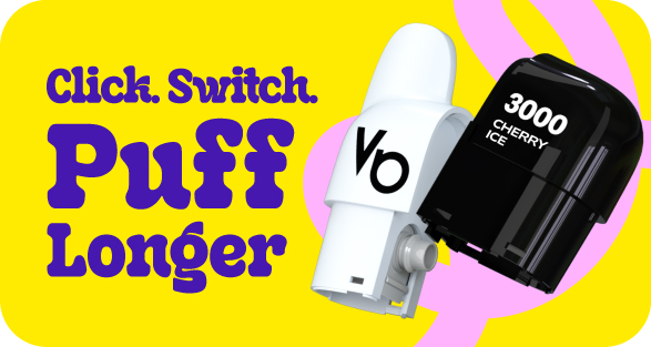 Diamon 3000 pods Click. Switch Puff-Longer